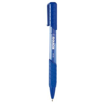   Golyóstoll, 0,7 mm, nyomógombos, KORES "K6-M", kék