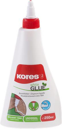 Hobbyragasztó, 250 g, KORES "White Glue"