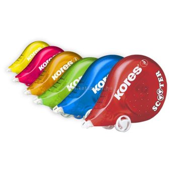   Hibajavító roller, 4,2 mm x 8 m, KORES "Scooter" vegyes szín