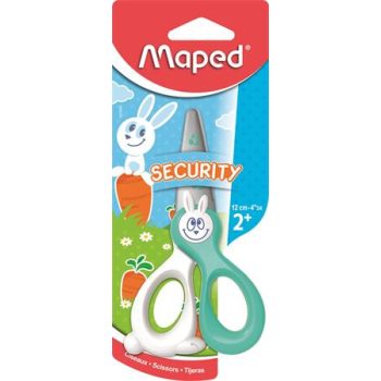   Olló, óvodai, 12 cm, műanyag él, MAPED "Kidikut"