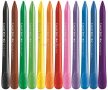 Zsírkréta, MAPED "Color'Peps" PlastiClean, 12 különböző szín