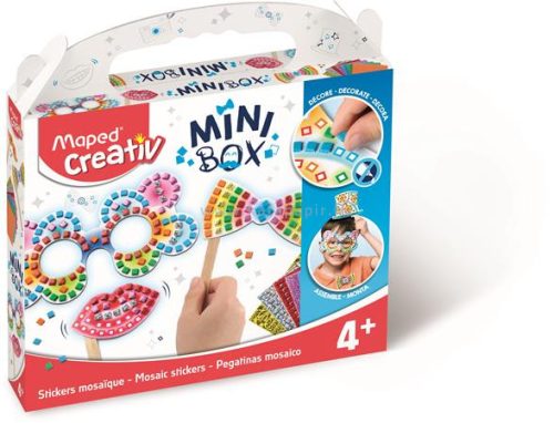 Mozaik készítő kreatív készségfejlesztő készlet, MAPED CREATIV, "Mini Box"
