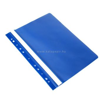 Gyorsfűző, lefűzhető, PP, A4, VICTORIA, sötétkék