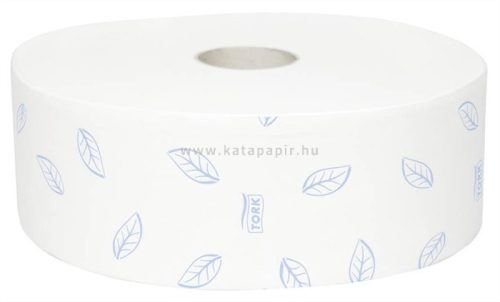 Toalettpapír, T1 rendszer, 2 rétegű, 26 cm átmérő, Premium, TORK "Soft Jumbo", fehér 6 tek/karton