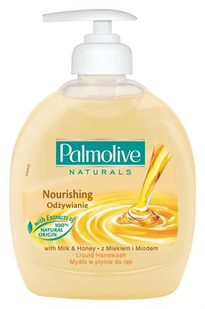 Folyékony szappan, 0,3 l, PALMOLIVE Nourishing "Milk and Honey" 0.3 liter/db