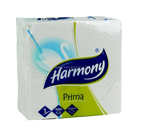 Szalvéta, 100 lap, "Harmony Prima" 100 db/csom
