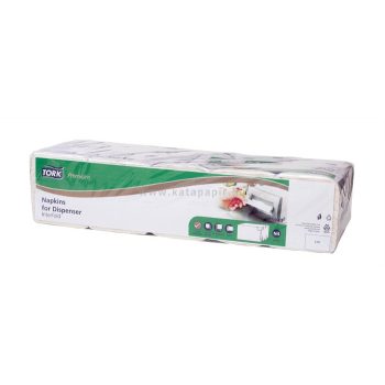   Szalvéta, adagolós, 2 rétegű, 21,3x33 cm, N4 rendszer, Premium, TORK "Xpressnap® Extra Soft", fehér 500 db/csom