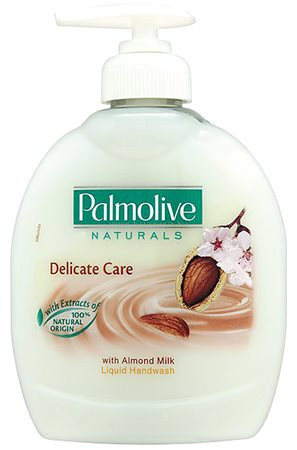 Folyékony szappan, 0,3 l, PALMOLIVE Delicate Care "Almond milk" 0.3 liter/db