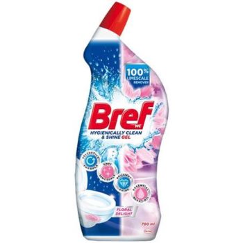 WC-tisztítógél, 700 ml, BREF, virág 0.7 liter/db