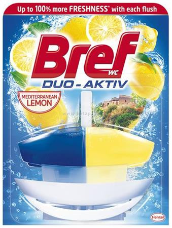 WC illatosító gél, 50 ml, BREF "Duo Aktiv", citrus 0.05 liter/db
