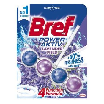   WC illatosító golyók, 50 g, BREF "Power Aktiv", levendula