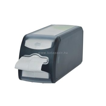   Szalvéta adagoló, 14,3x12,1x32,6 cm, pultra helyezhető, N14 rendszer, Signature line, TORK "Xpressnap® Fit", fekete