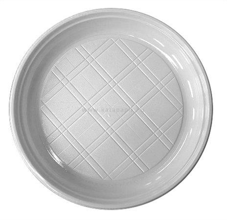 Műanyag lapos tányér, 20 db 20 db/csom