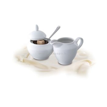   Cukortartó fedővel,ROTBERG, fehér, 15cl, "Basic"