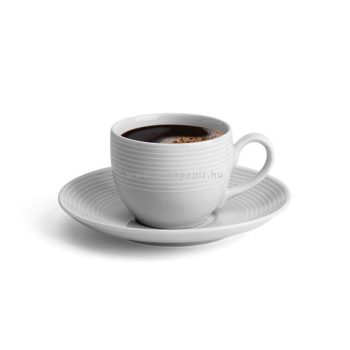   Mokkáscsésze+alj,ROTBERG, fehér, 10cl, 6db-os szett, "Elegante" 6 db/csom