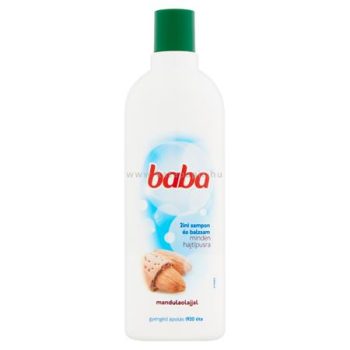   Hajsampon, 400 ml, BABA "2in1", mandula 0.4 liter/db