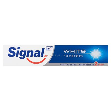 Fogkrém, 75 ml, SIGNAL "White System" 0.075 liter/db