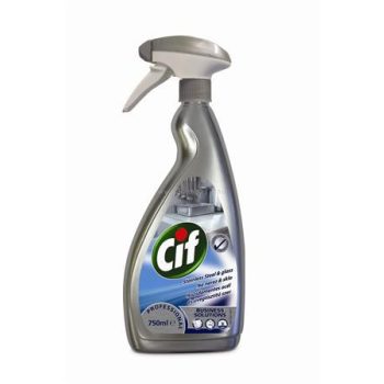   Rozsdamentes acél- és üvegtisztító szer, 750 ml, CIF 0.75 liter/db