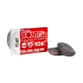 Szappanos párna, rozsdamentes "Bonus", 10 db