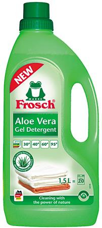 Folyékony mosószer, 1,5 l, FROSCH "Aloe Vera" 1.5 liter/db