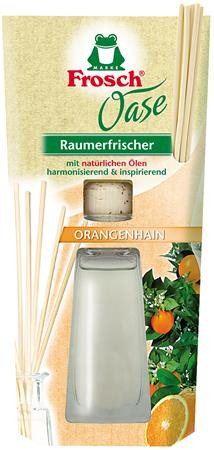 Légfrissítő, 90 ml, FROSCH "Oase", narancs 0.09 liter/db