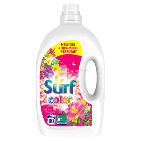 Mosógél, 60 mosáshoz, 3 l, SURF "Tropical" 3 liter/db