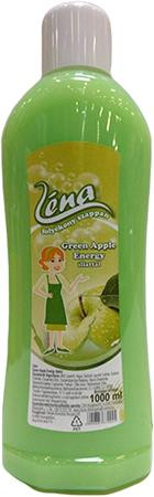 Folyékony szappan utántöltő, 1000 ml, "Léna", zöldalma