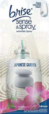 Illatosító készülék utántöltő, 18 ml, GLADE by brise "Sense&Spray, japán kert 0.018 liter/db