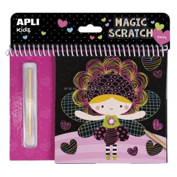   Varázsfüzet, APLI "Magic Scratch Fairies", tündér mintákkal