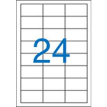   Etikett, univerzális, 64,6x33,8 mm, VICTORIA, 2400 etikett/csomag 100 lap