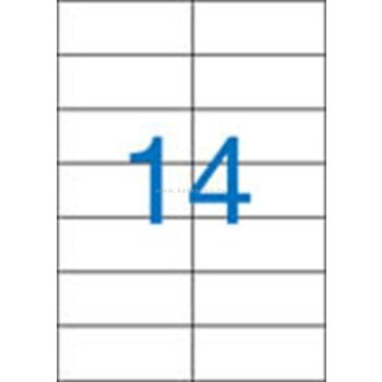   Etikett, univerzális, 105x42,4 mm, VICTORIA, 1400 etikett/csomag 100 lap