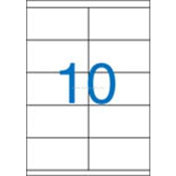   Etikett, univerzális, 105x57 mm, VICTORIA, 1000 etikett/csomag 100 lap