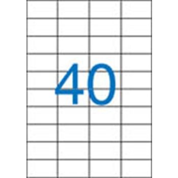   Etikett, univerzális, 52,5x29,7 mm, VICTORIA, 4000 etikett/csomag 100 lap