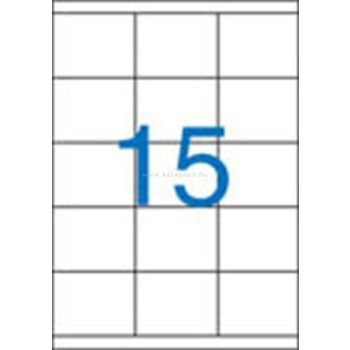   Etikett, univerzális, 70x50,8 mm, VICTORIA, 1500 etikett/csomag 100 lap