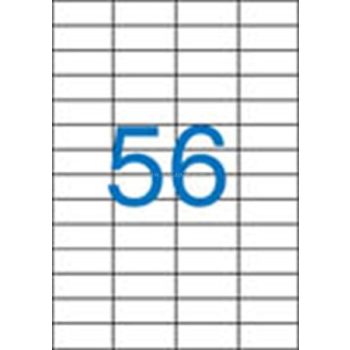   Etikett, univerzális, 52,5x21,2 mm, VICTORIA, 5600 etikett/csomag 100 lap