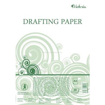 Műszaki rajzlap, A4, 20 ív, VICTORIA