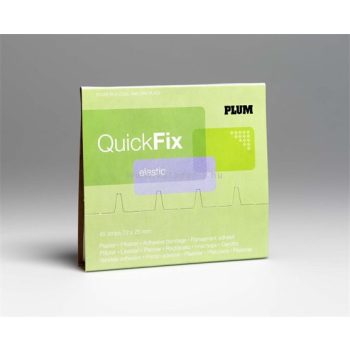   Sebtapasz utántöltő "Quick Fix",45 darabos, rugalmas textil,  PLUM 45db/csom