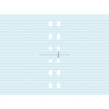 Kalendárium betét, jegyzetlap, A5, vonalas, FILOFAX, kék