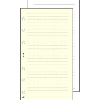   Kalendárium betét, jegyzetlap, "L", vonalas, SATURNUS, chamois