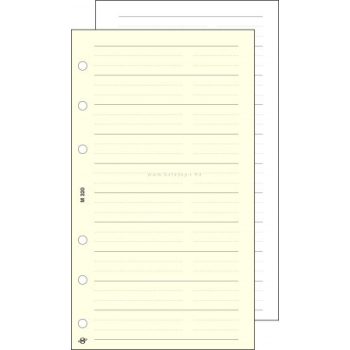   Kalendárium betét, telefon bianco, "M", SATURNUS, chamois