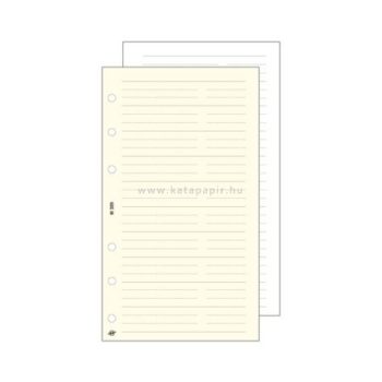   Kalendárium betét, telefon bianco, "M", SATURNUS, fehér