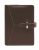 Kalendárium, gyűrűs, betétlapokkal, "M", műbőr, SATURNUS, "437", barna
