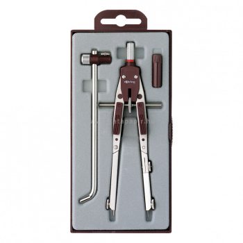   Körzőkészlet, geometriai, precíziós, gyorsállítós, 3 darabos, rOtring "Centro"