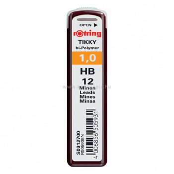 Nyomósirón betét, HB, 1,0 mm, rOtring "Tikky"