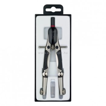   Körzőkészlet, geometriai, precíziós, gyorsállítós, 3 darabos, rOtring "COMPACT"