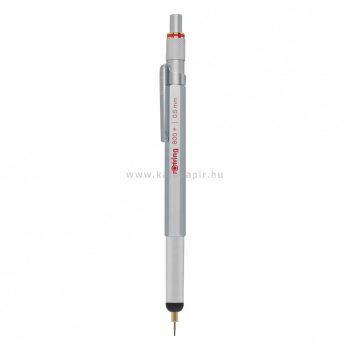   Nyomósirón, 0,5 mm, rOtring "800+ Hybrid", ezüst