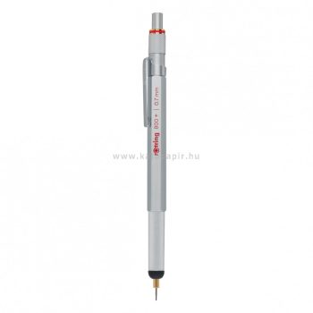   Nyomósirón, 0,7 mm, rOtring "800+ Hybrid", ezüst