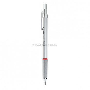 Nyomósirón, 0,7 mm, rOtring "Rapid PRO", ezüst