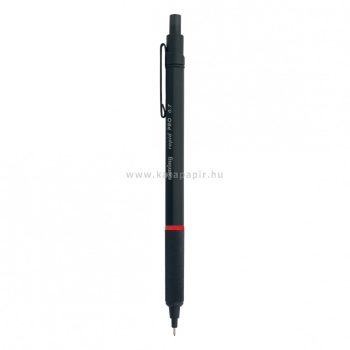 Nyomósirón, 0,7 mm, rOtring "Rapid PRO", fekete