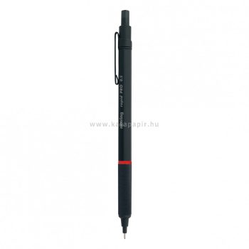 Nyomósirón, 0,5 mm, rOtring "Rapid PRO", fekete